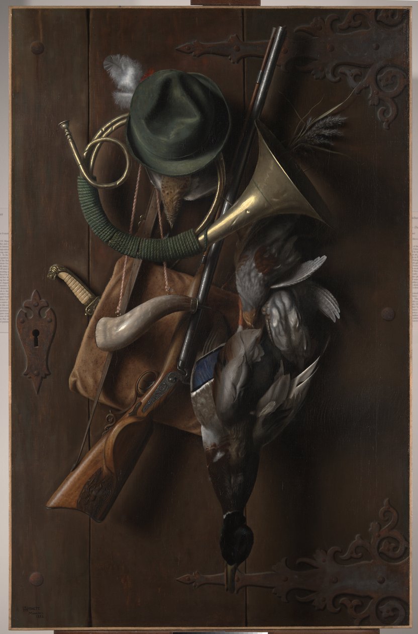 A vadászat után, 1883 alkotó: William Michael Harnett