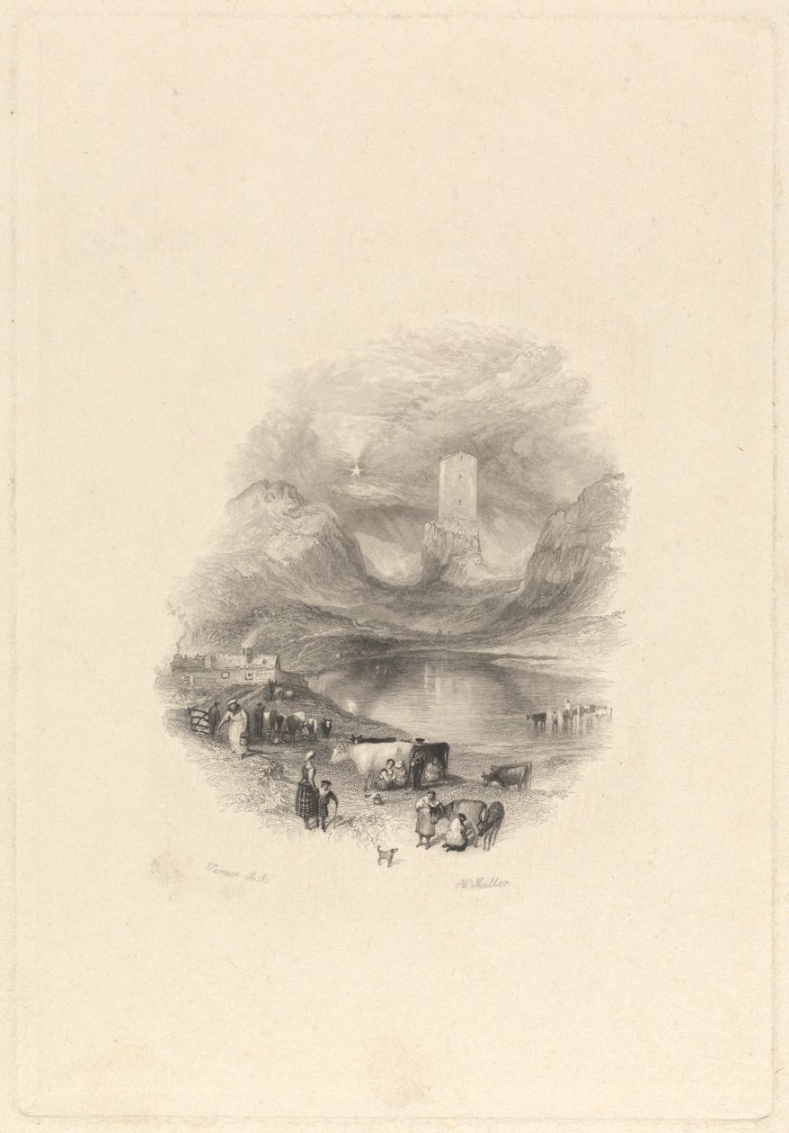 Sandy Knowe, vagy a Smailholm-torony alkotó: William Miller
