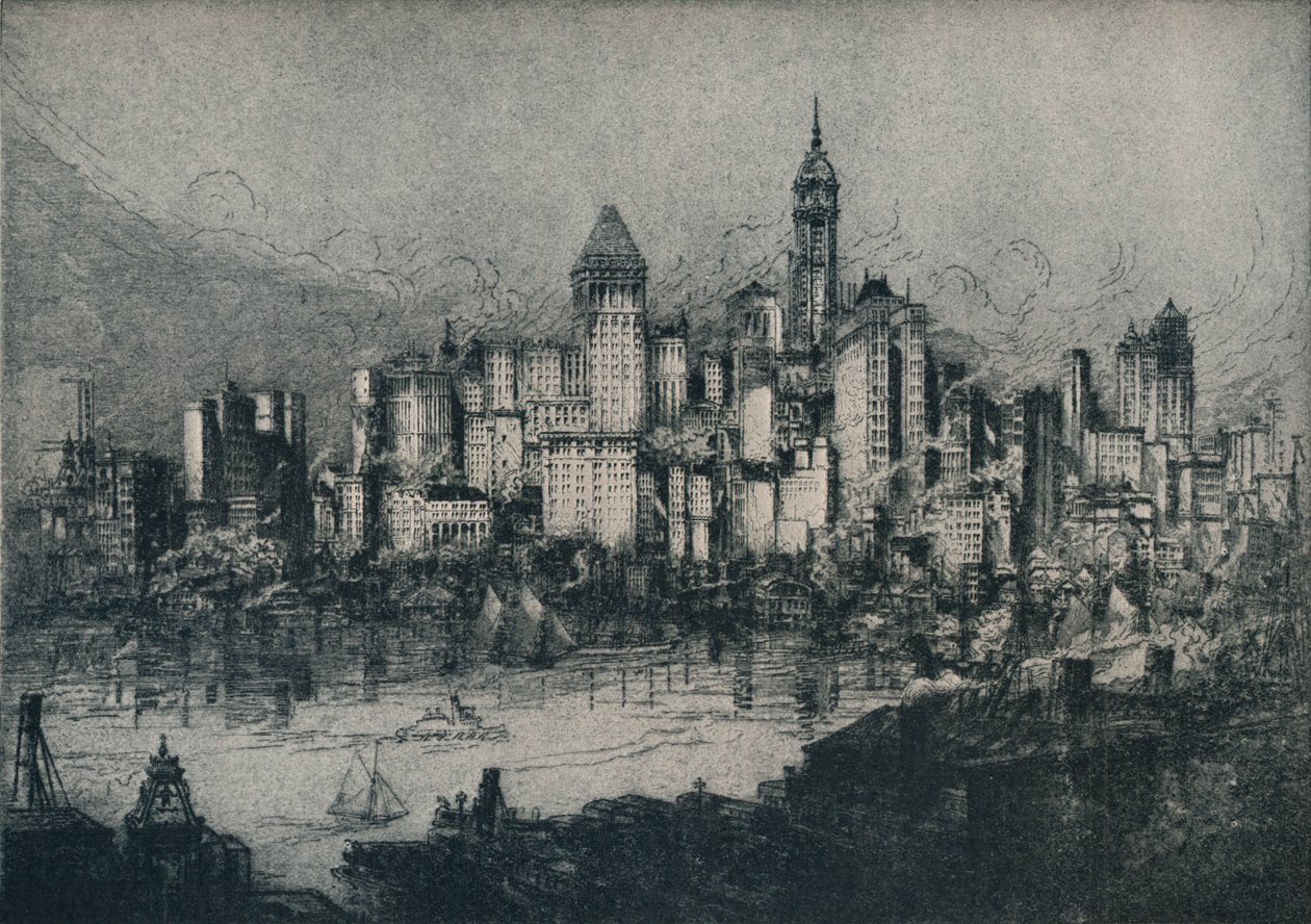 New York Brooklynból, 1913 alkotó: William Monk