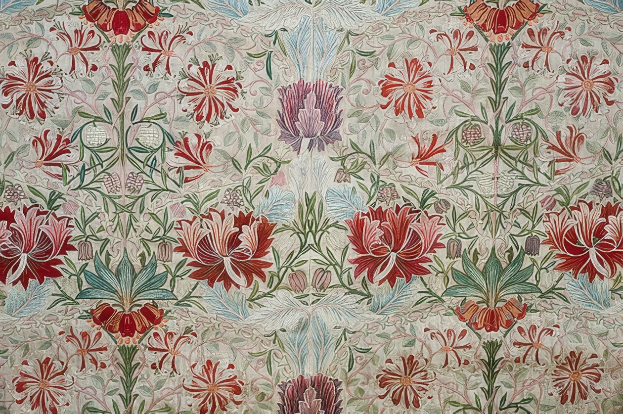 Dekorációs szövet. 1880 alkotó: William Morris