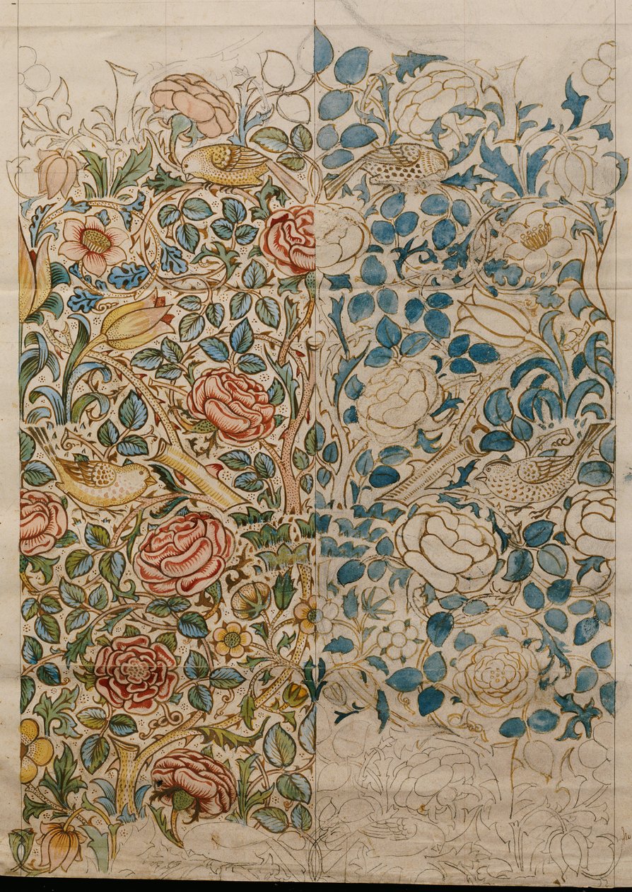 Rózsa, design chintz-hez alkotó: William Morris