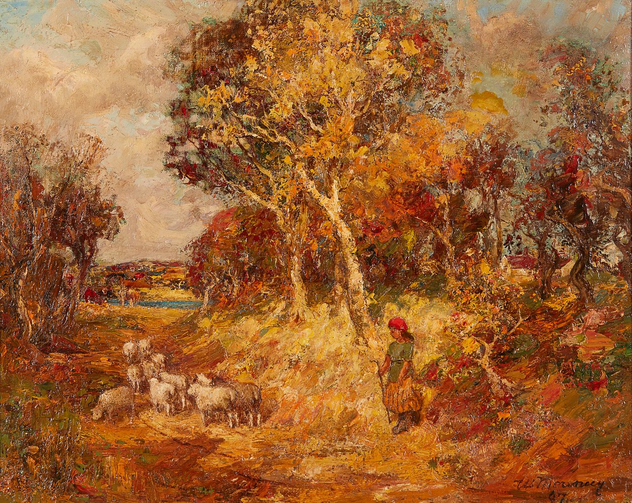 Arany ősz (olaj, vászon) alkotó: William Mouncey