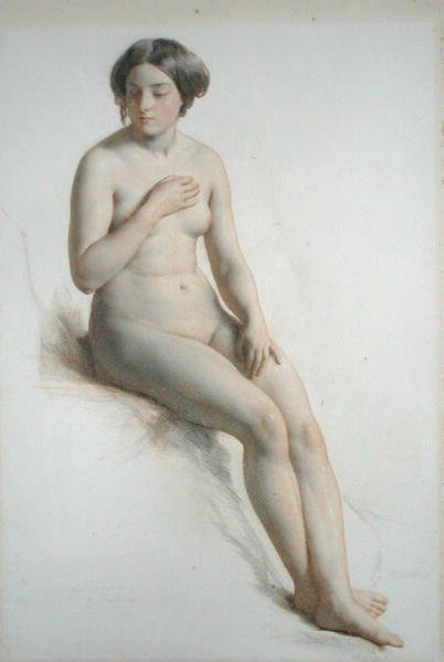 Meztelen tanulmány egy lányról alkotó: William Mulready