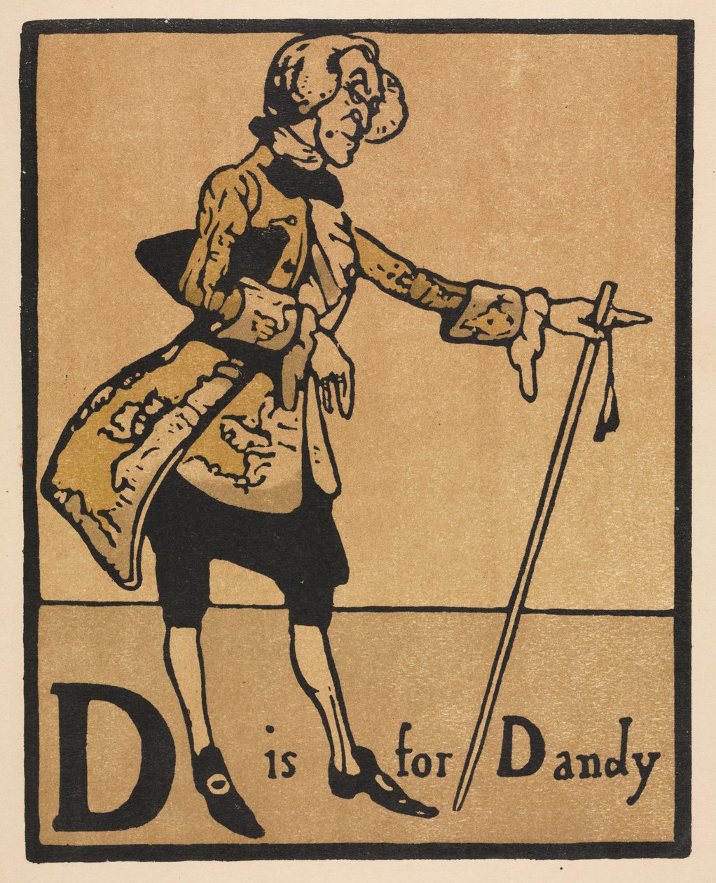 Egy ábécé: D Dandyé alkotó: William Nicholson