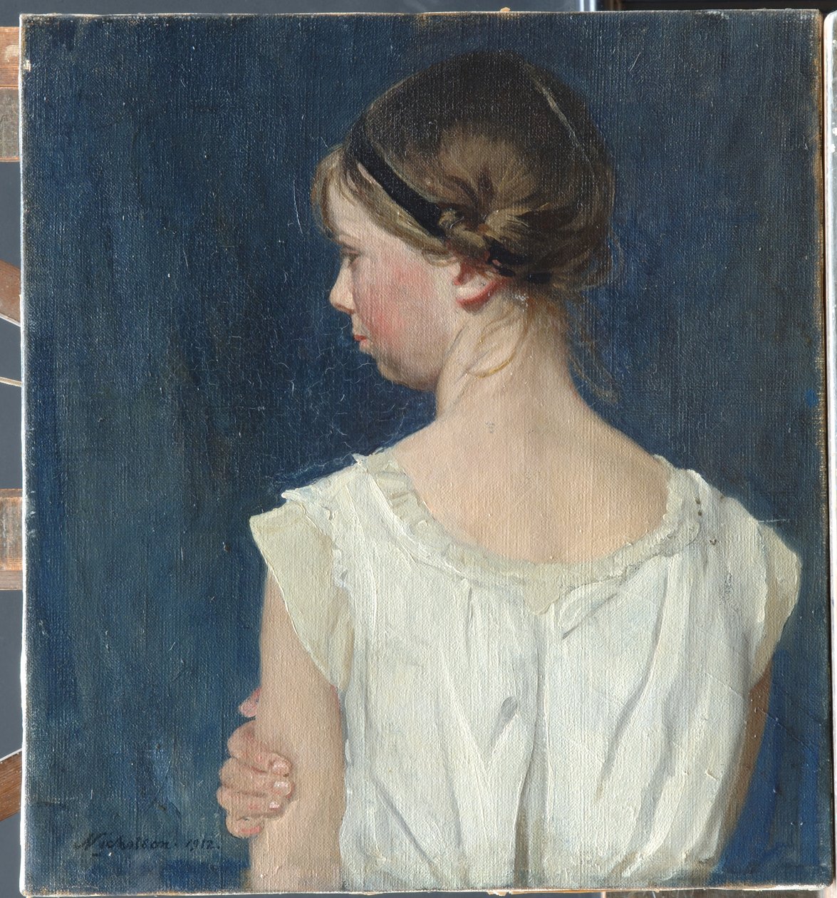 Nancy a profilban alkotó: William Nicholson