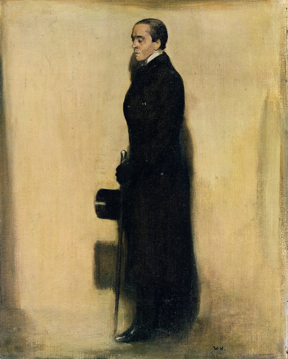 Henry Maximilian Beerbohm portréja alkotó: William Nicholson