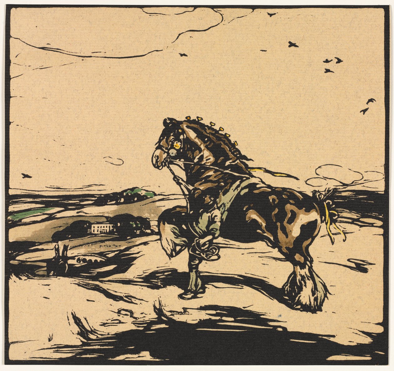 A Shire Horse alkotó: William Nicholson
