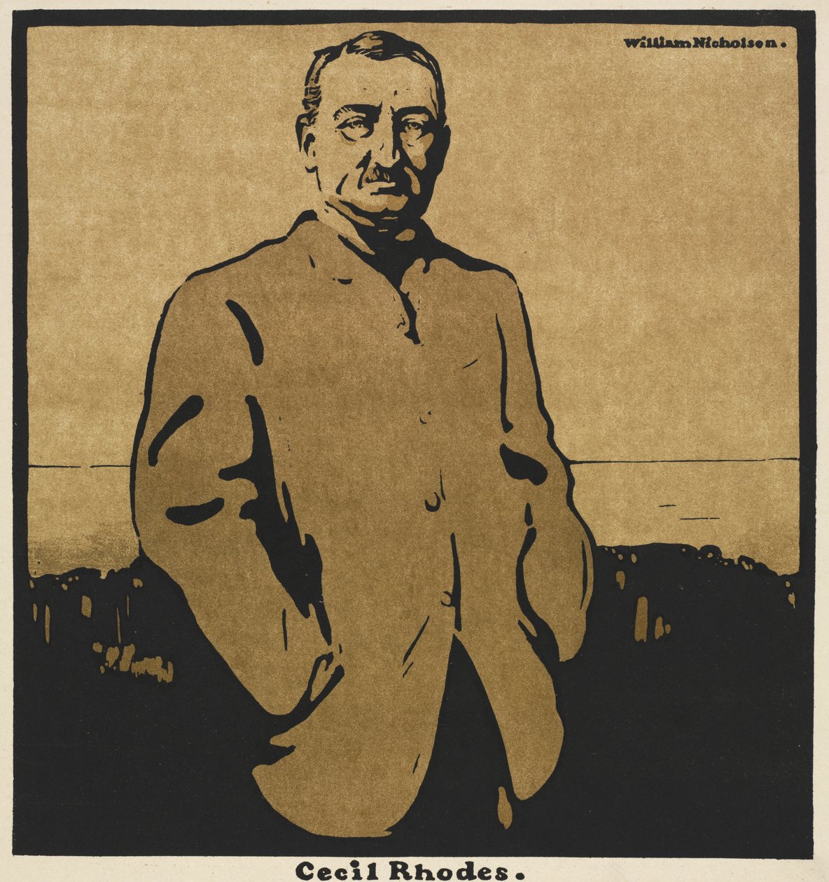 Tizenkét portré: Cecil Rhodes alkotó: William Nicholson