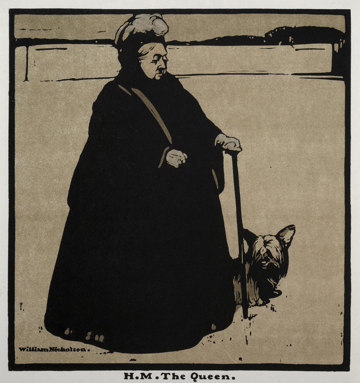 Tizenkét portré: H. M. a királynő alkotó: William Nicholson