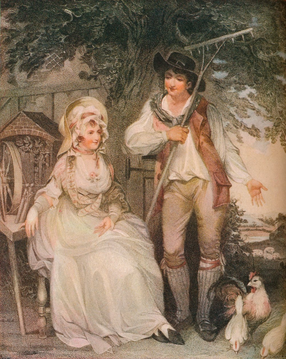 A tanyaudvar, 1797 alkotó: William Nutter