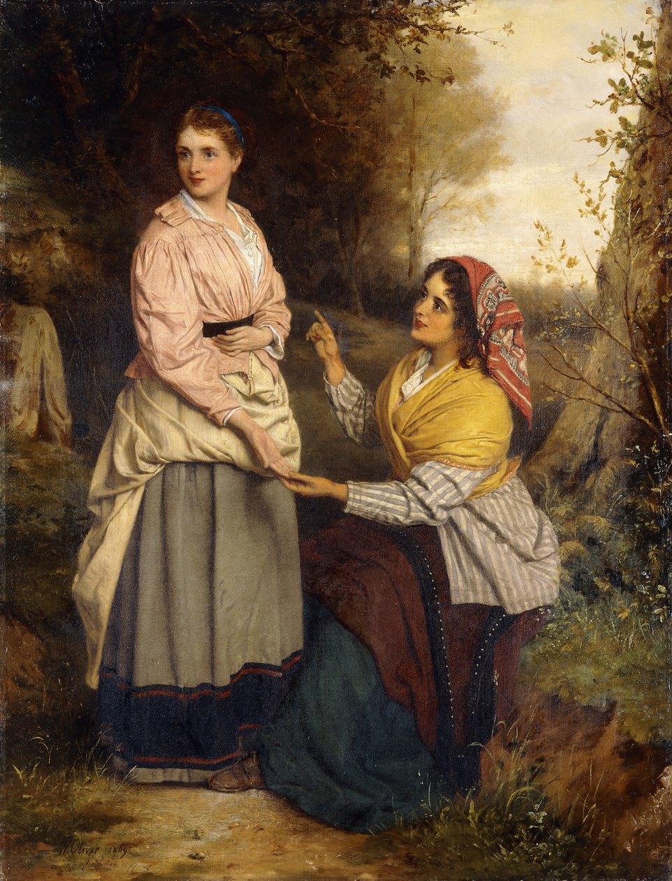 A cigány próféciája, 1877 alkotó: William Oliver