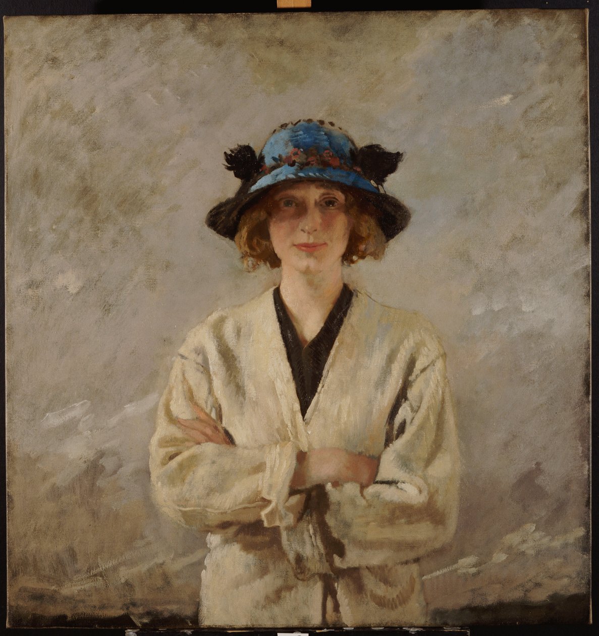 Lány kék kalapban, 1912 alkotó: William Orpen