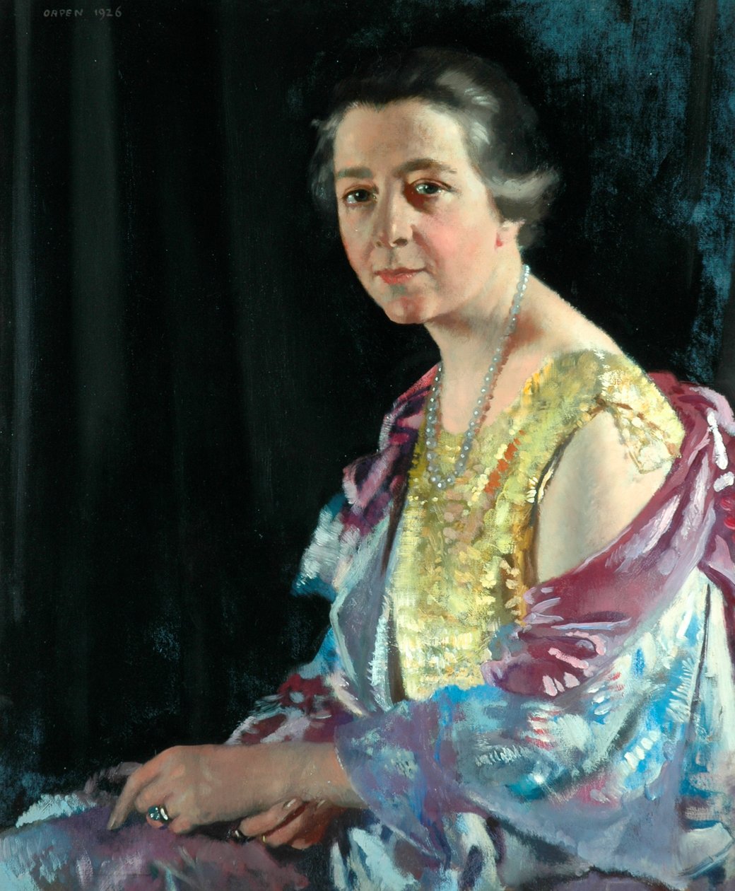 Thomas Howarth asszony, 1926 alkotó: William Orpen