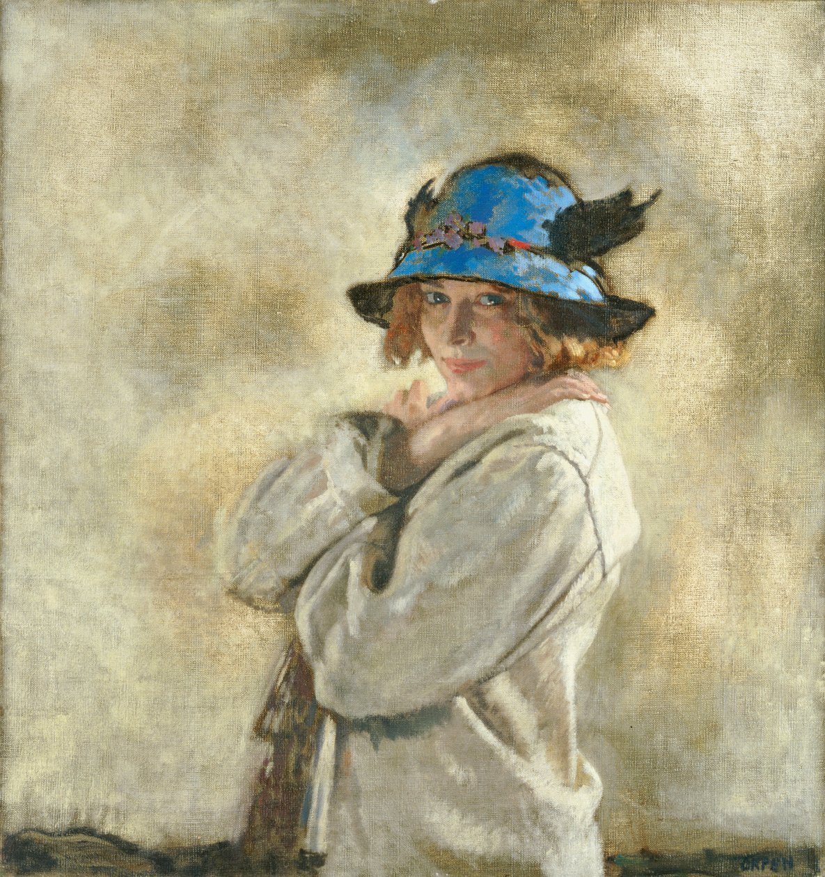 A kék kalap, 1912 alkotó: William Orpen