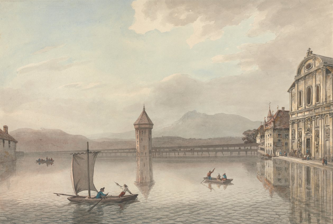 Kilátás Luzernben alkotó: William Pars