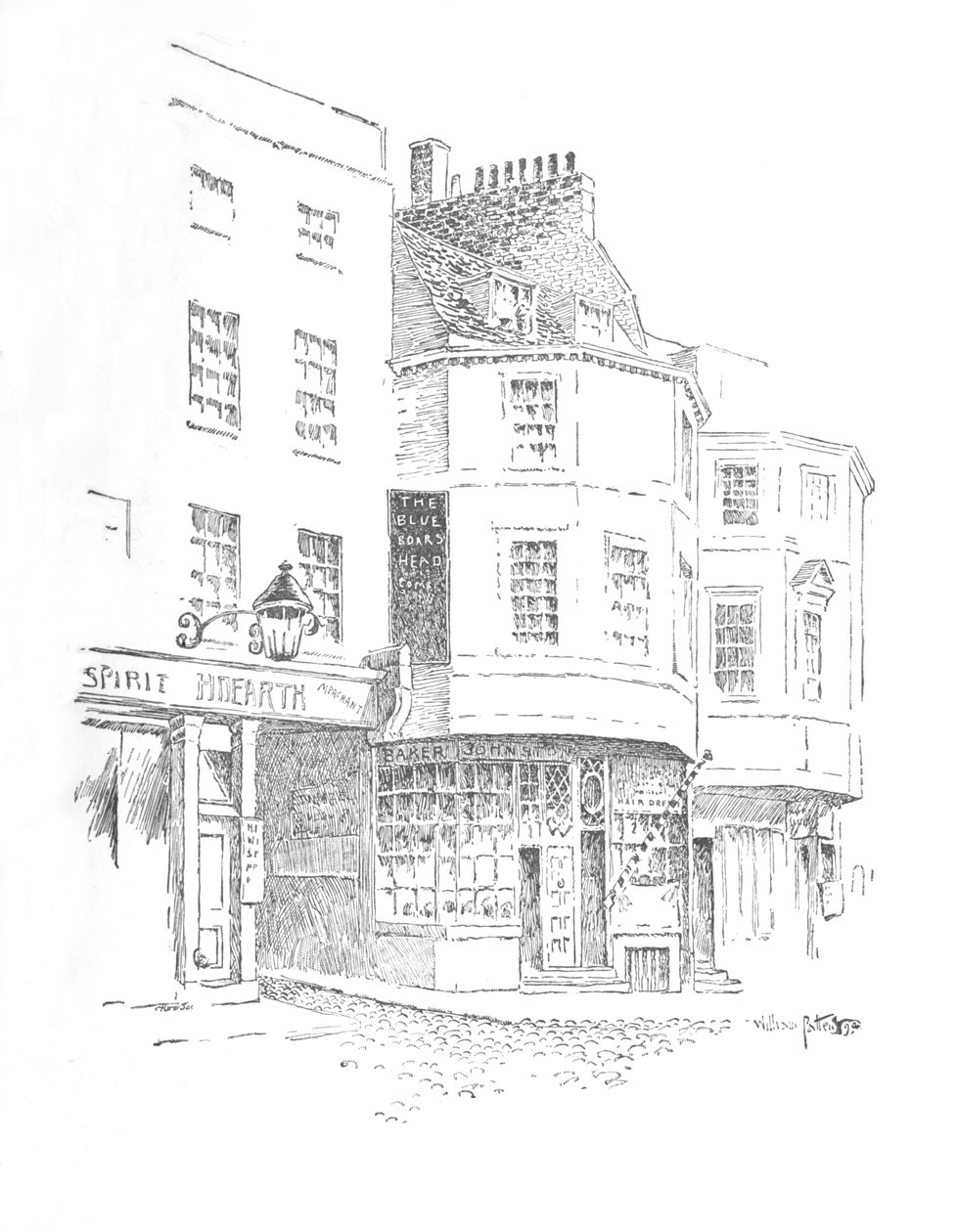 The Boars Head Inn, King Street, 1897 alkotó: William Patten