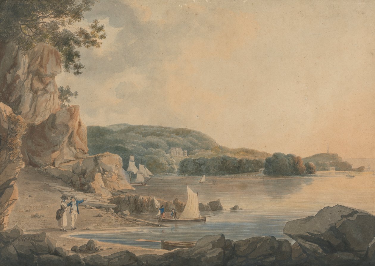 Britten Ferry, Mount Edgecombe alkotó: William Payne