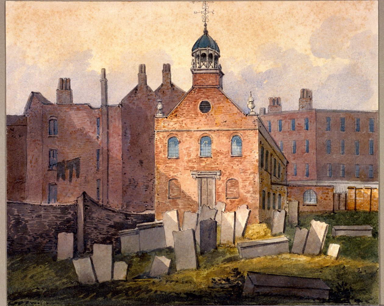 St Marylebone Old Church, London, 1815 alkotó: William Pearson