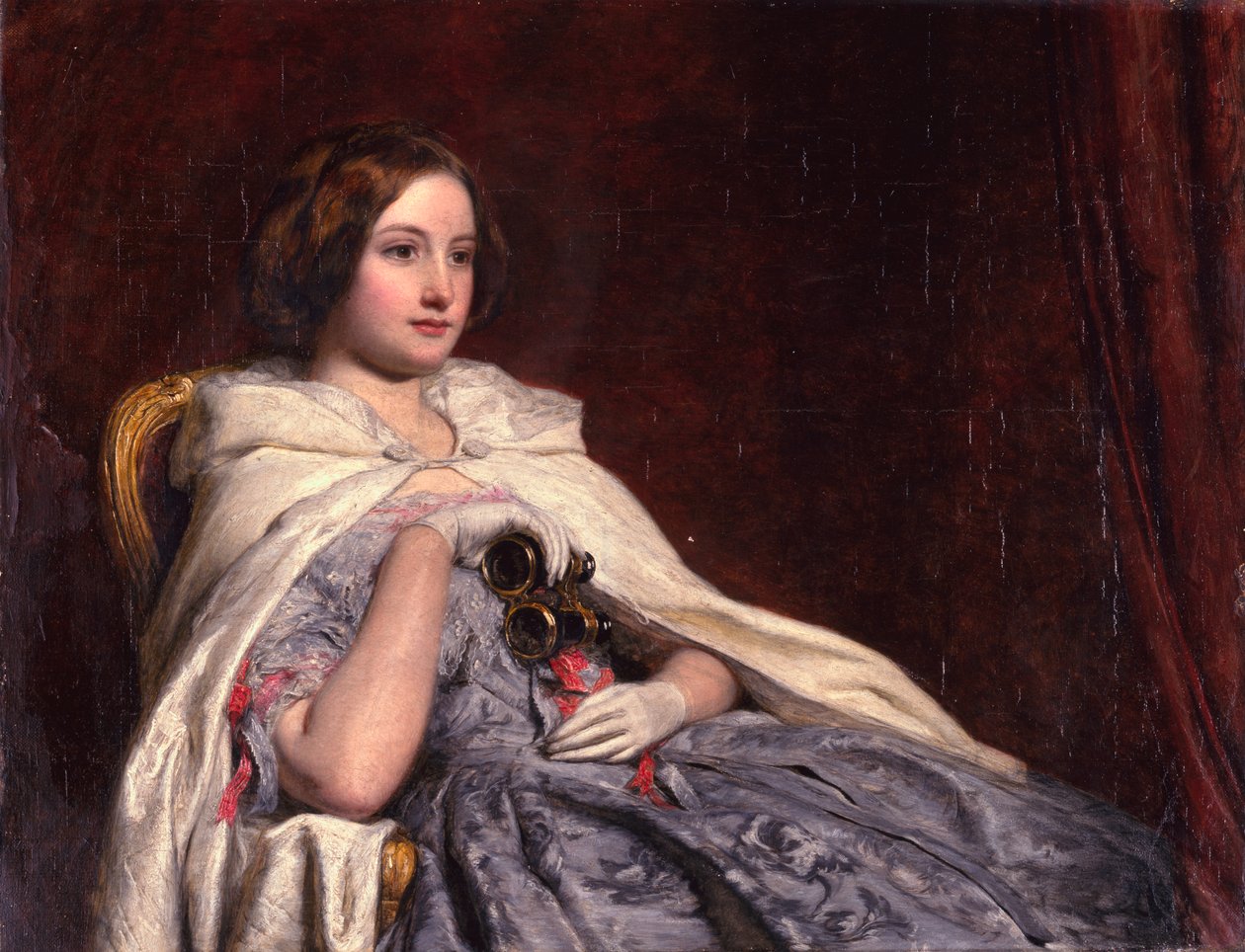 Az Operában alkotó: William Powell Frith