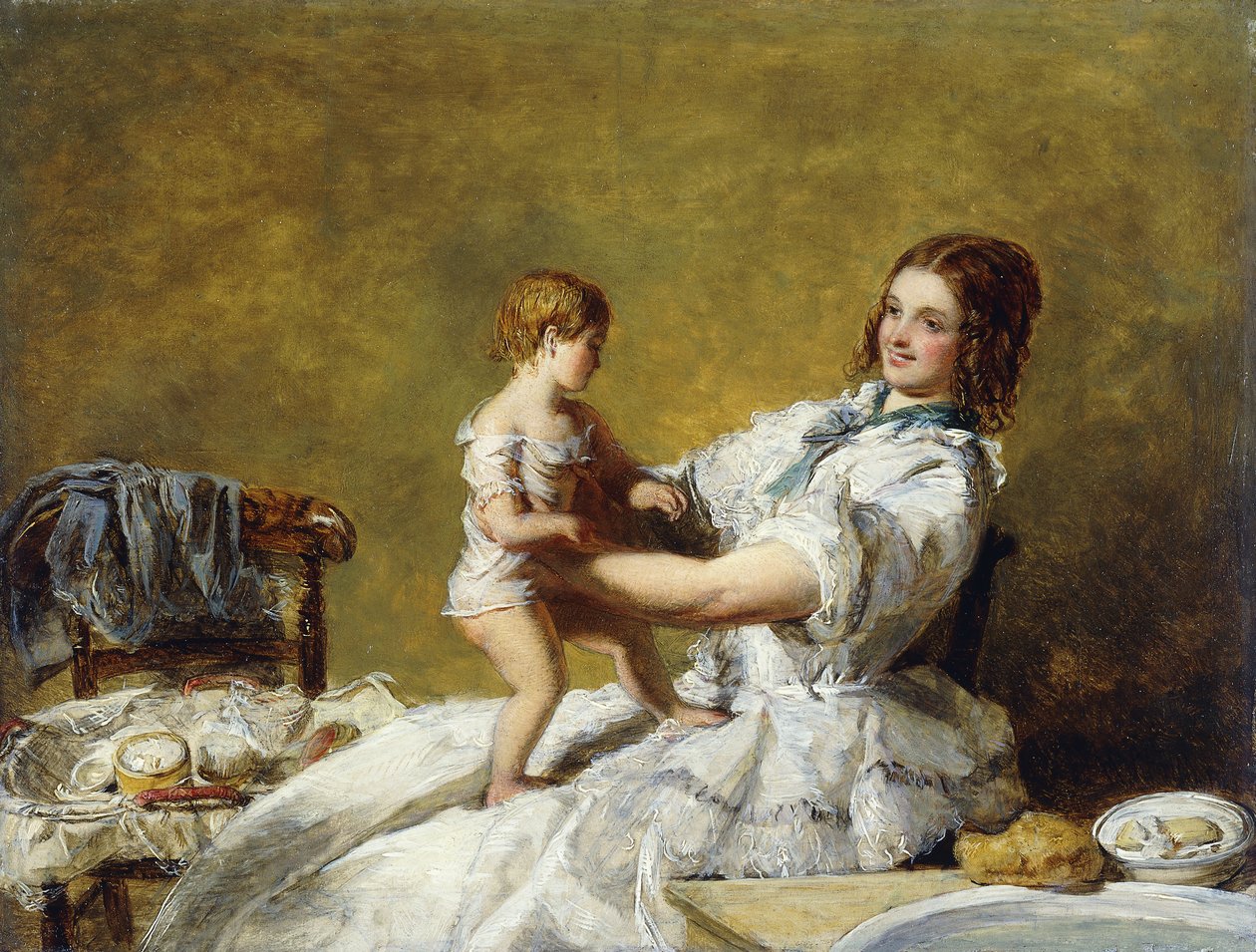 Lefekvés, 1909 alkotó: William Powell Frith