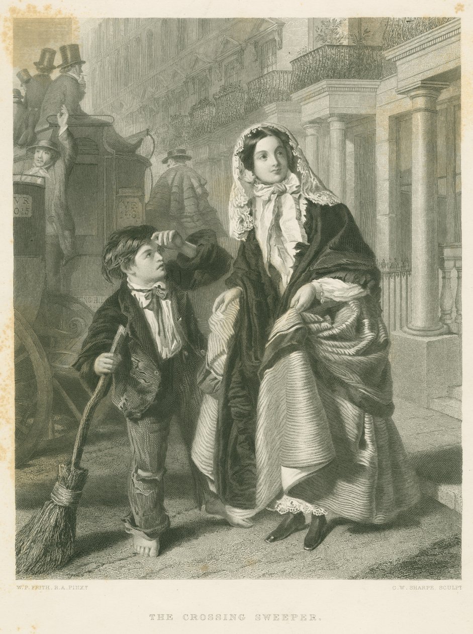 Bleak House: The Crossing Sweeper alkotó: William Powell Frith