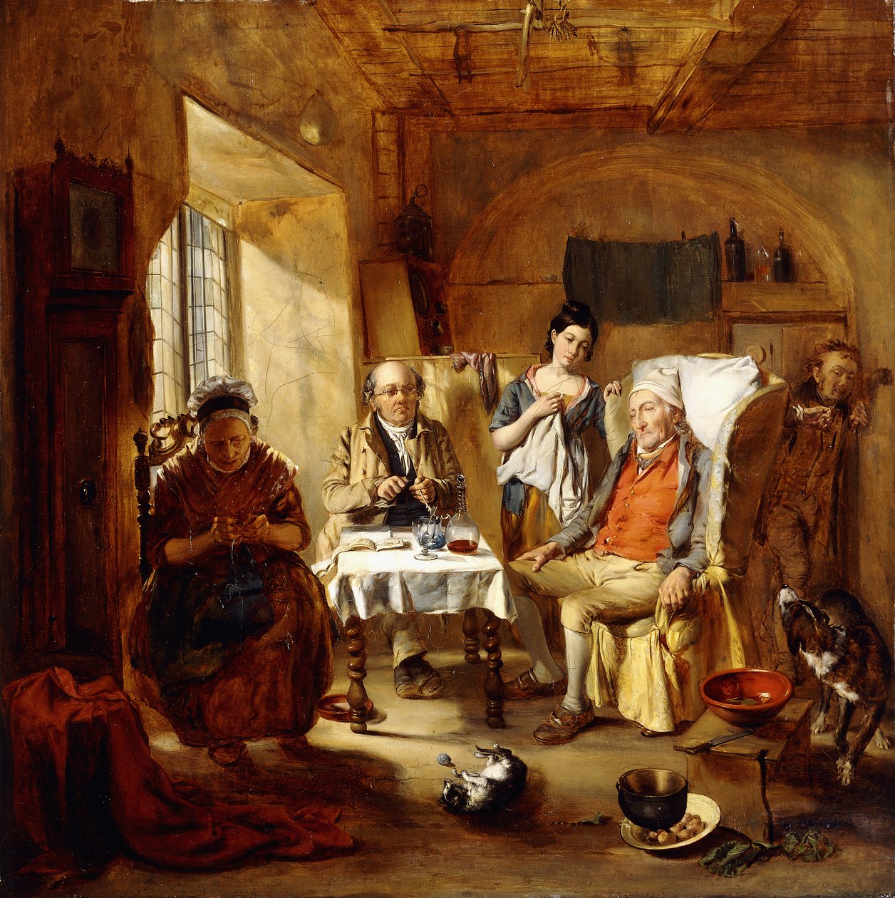 A családjogász, 1857 alkotó: William Powell Frith
