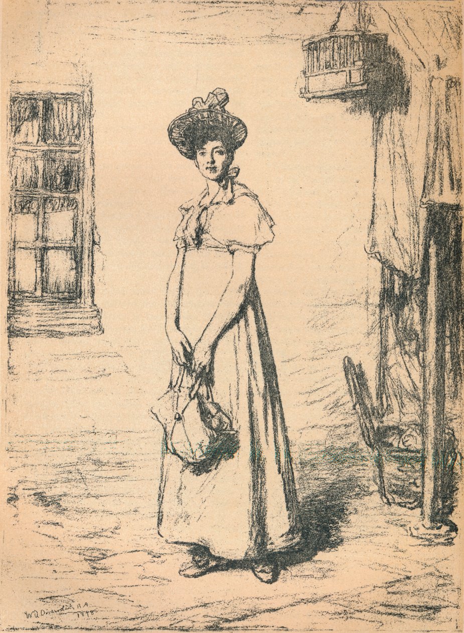 The Young Housewife Study, 1878. alkotó: William Quiller Orchardson