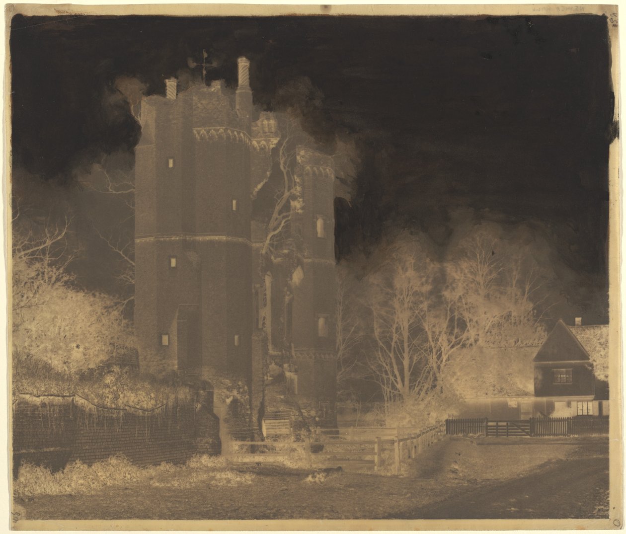 Nether Hall, 1850. alkotó: William Robert Baker