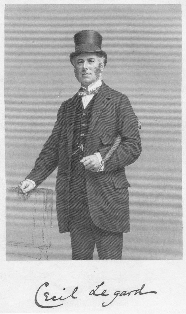 Cecil Legard, 1893. alkotó: William Roffe
