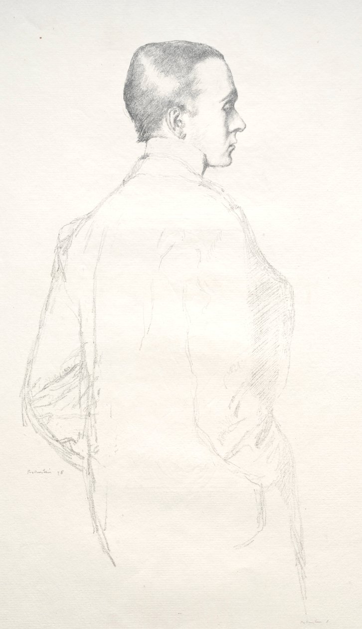 Max Beerbohm, 1898. alkotó: William Rothenstein
