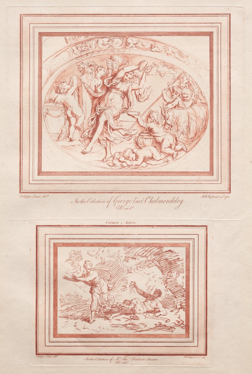 Korzika és Szatír alkotó: William Ryland