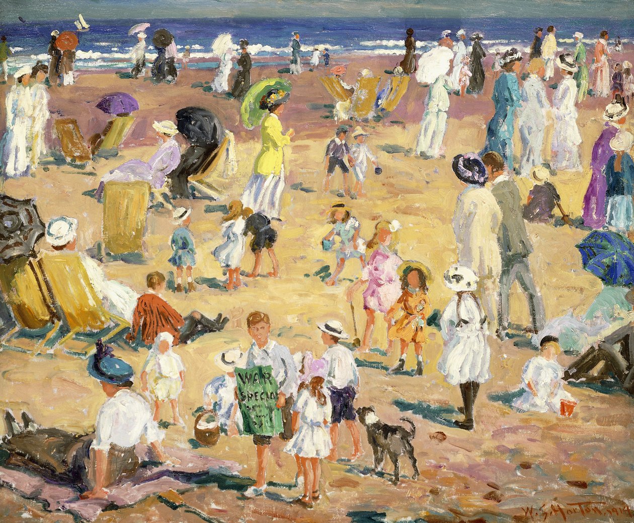Strand a Napban alkotó: William Samuel Horton