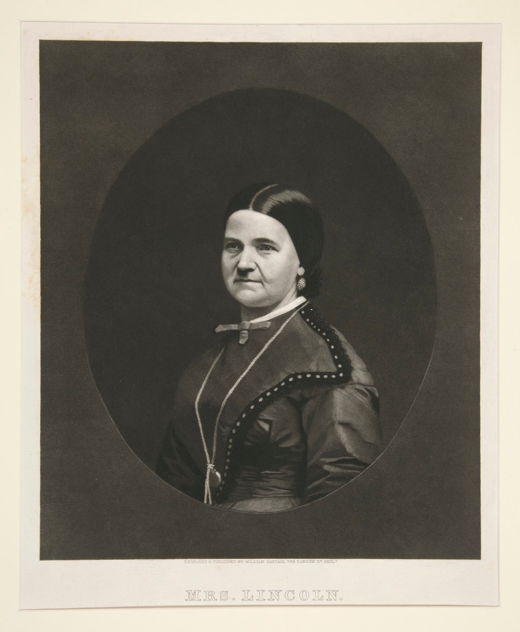 Mrs. Lincoln (Abraham) alkotó: William Sartain