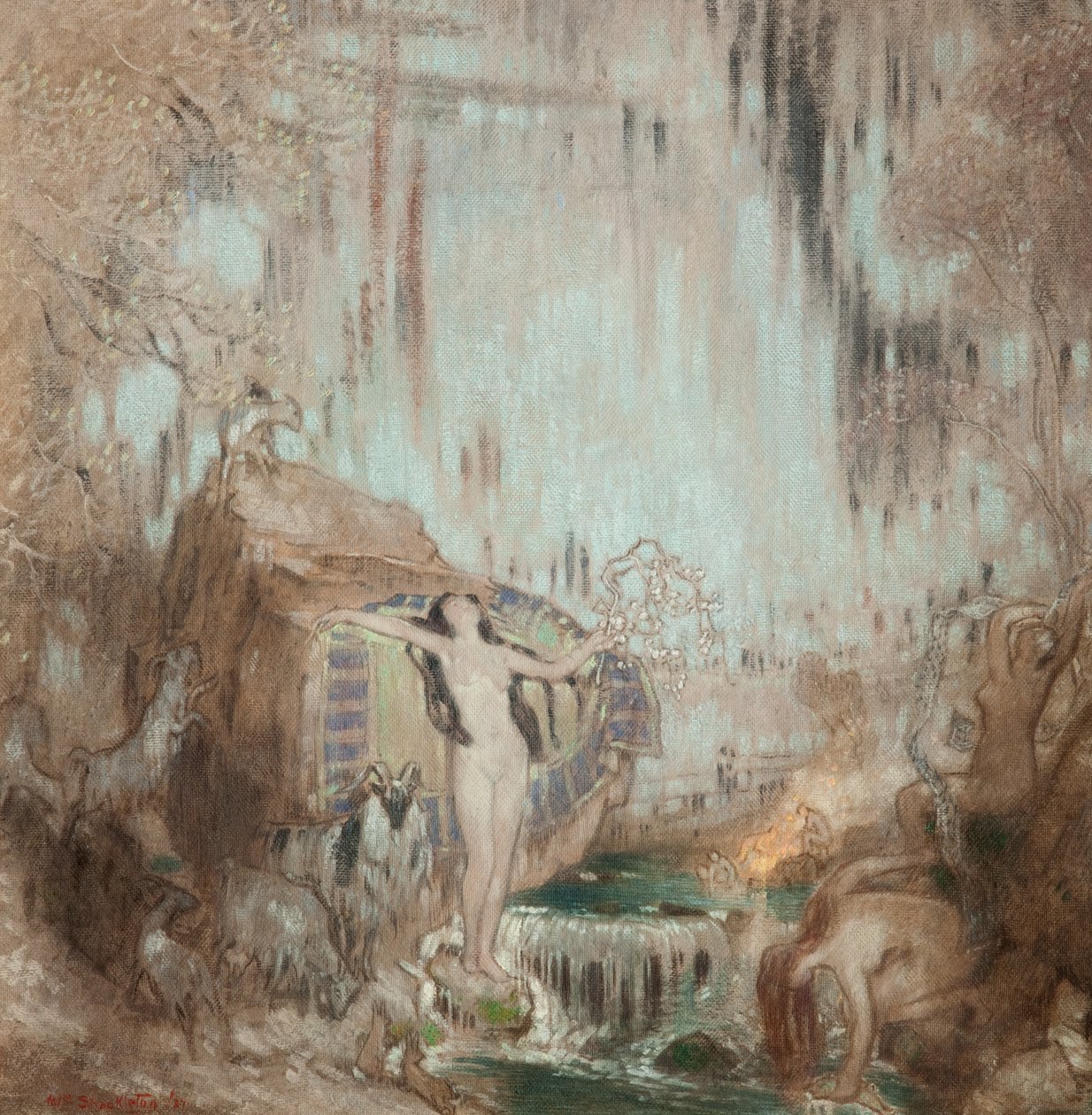 Malham Cove nimfája alkotó: William Shackleton