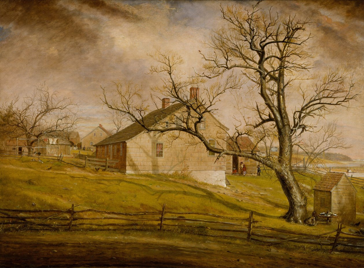 Long Island-i parasztházak alkotó: William Sidney Mount