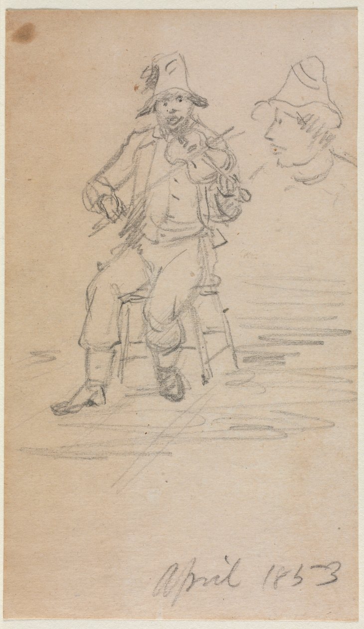 A hegedűs koldus, 1853. alkotó: William Sidney Mount