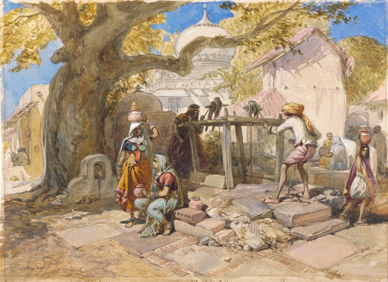 A falu kútja alkotó: William Simpson