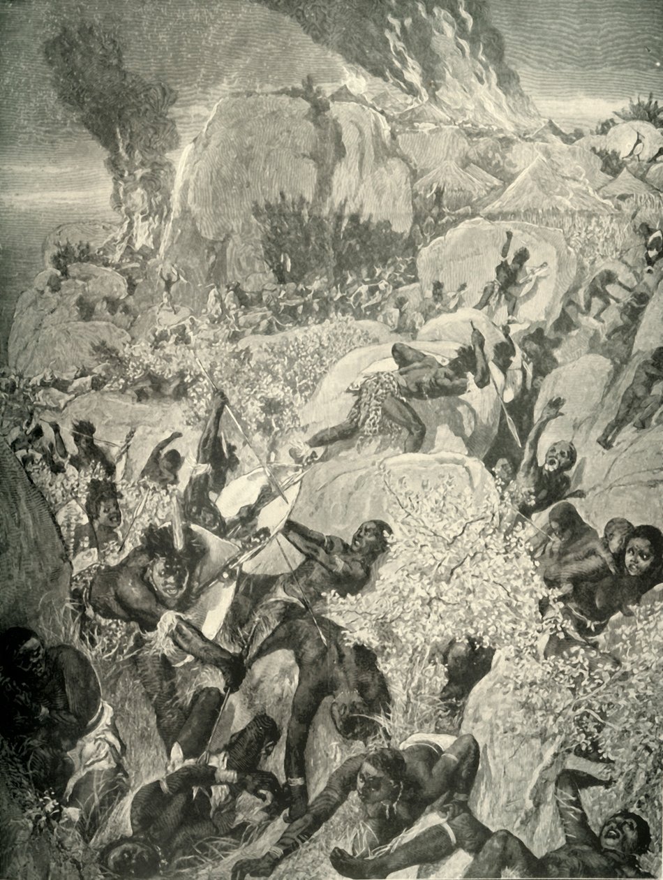 „A Matabele Raid in Mashonaland”, 1900. alkotó: William Small