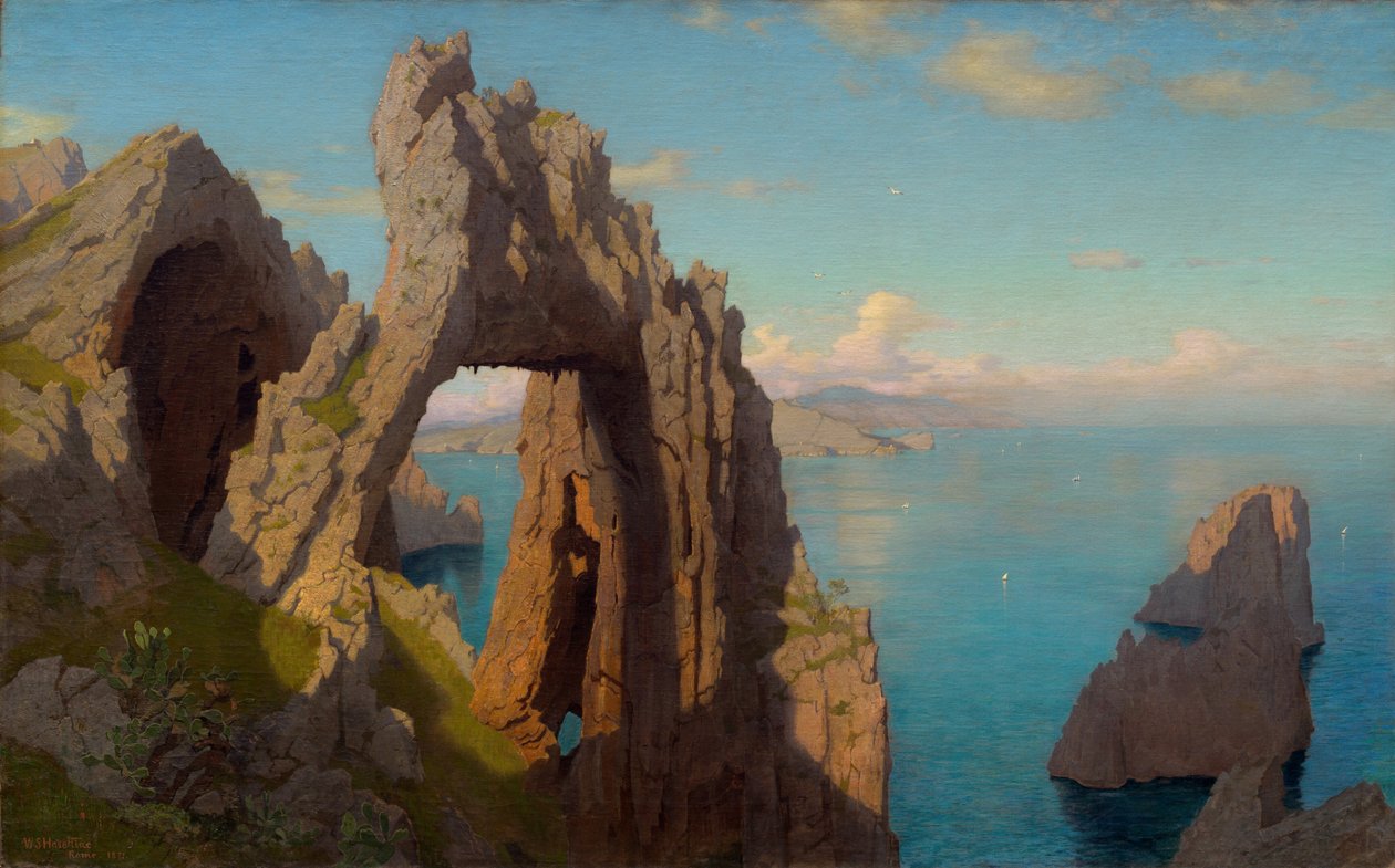 Természeti ív Capriban, 1871. alkotó: William Stanley Haseltine