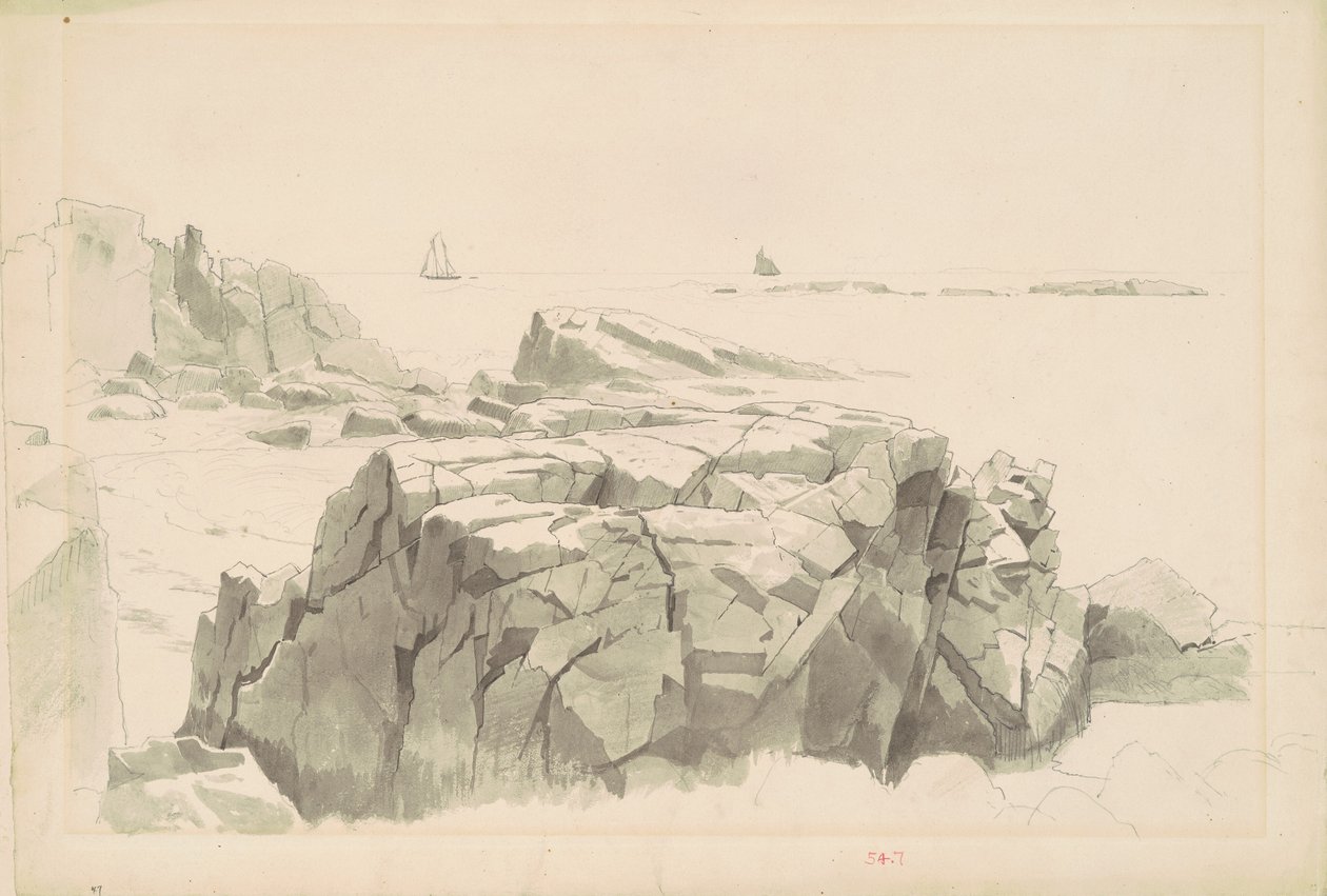 Shag Rocks, Nahant, Massachusetts alkotó: William Stanley Haseltine