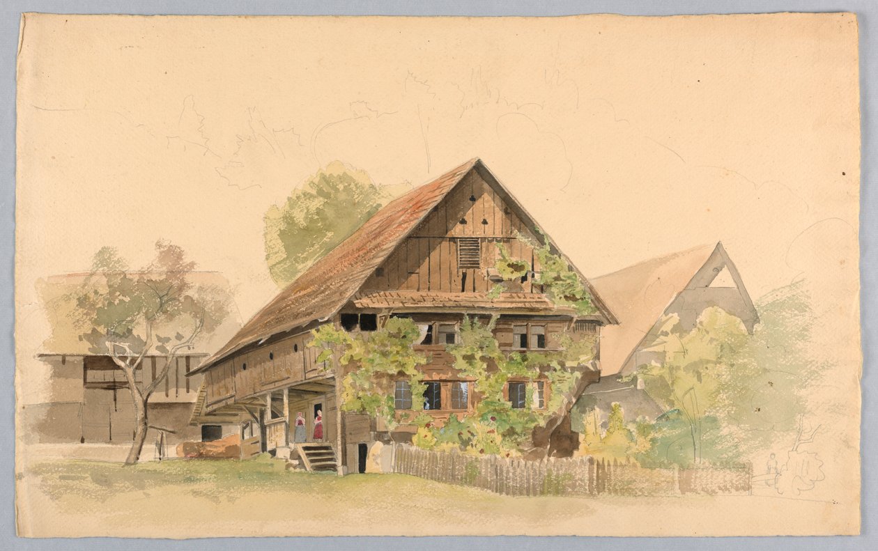 Tájtanulmány, Svájc alkotó: William Stanley Haseltine