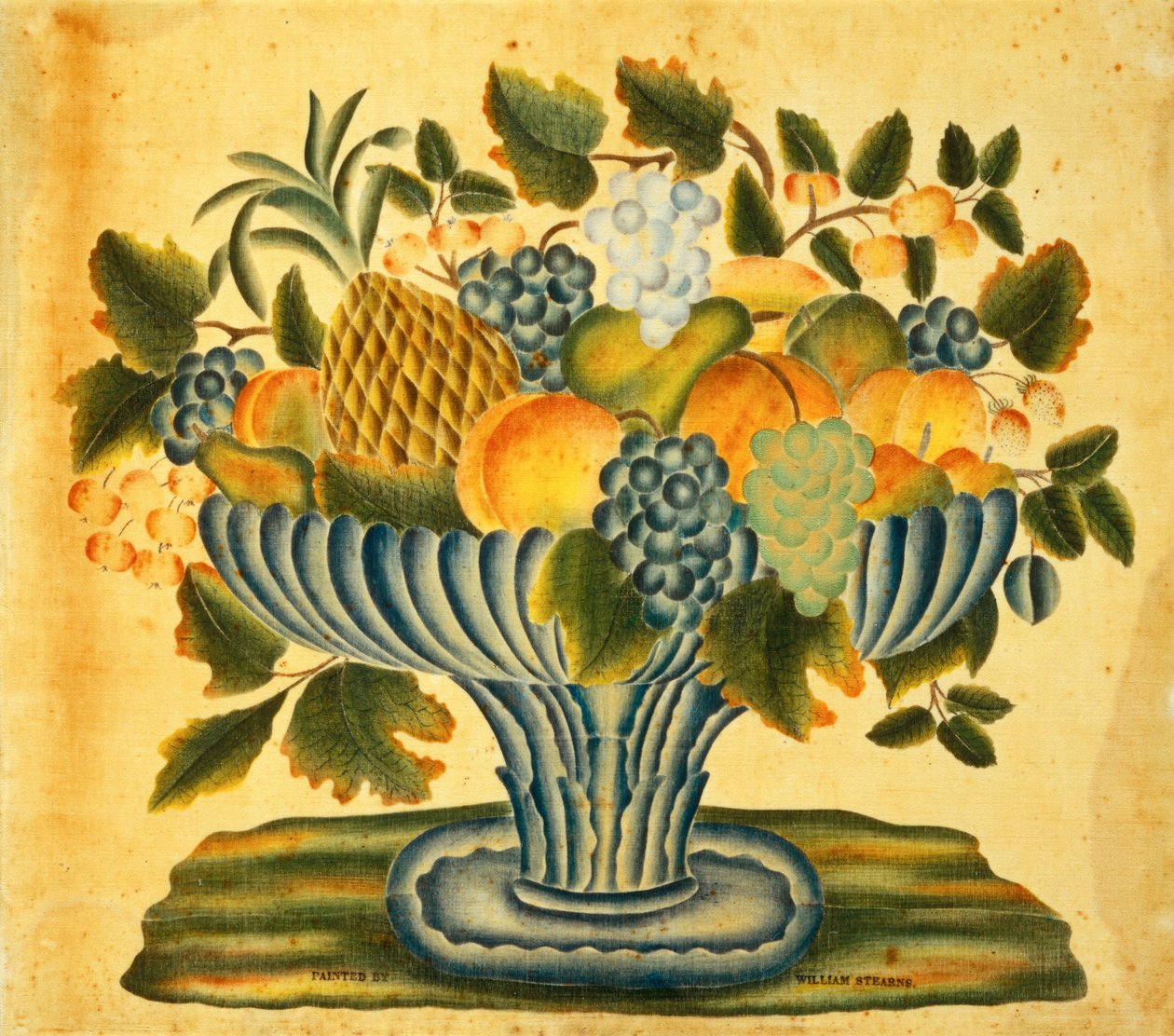 Bowl of Fruit, c. 18301840. alkotó: William Stearns
