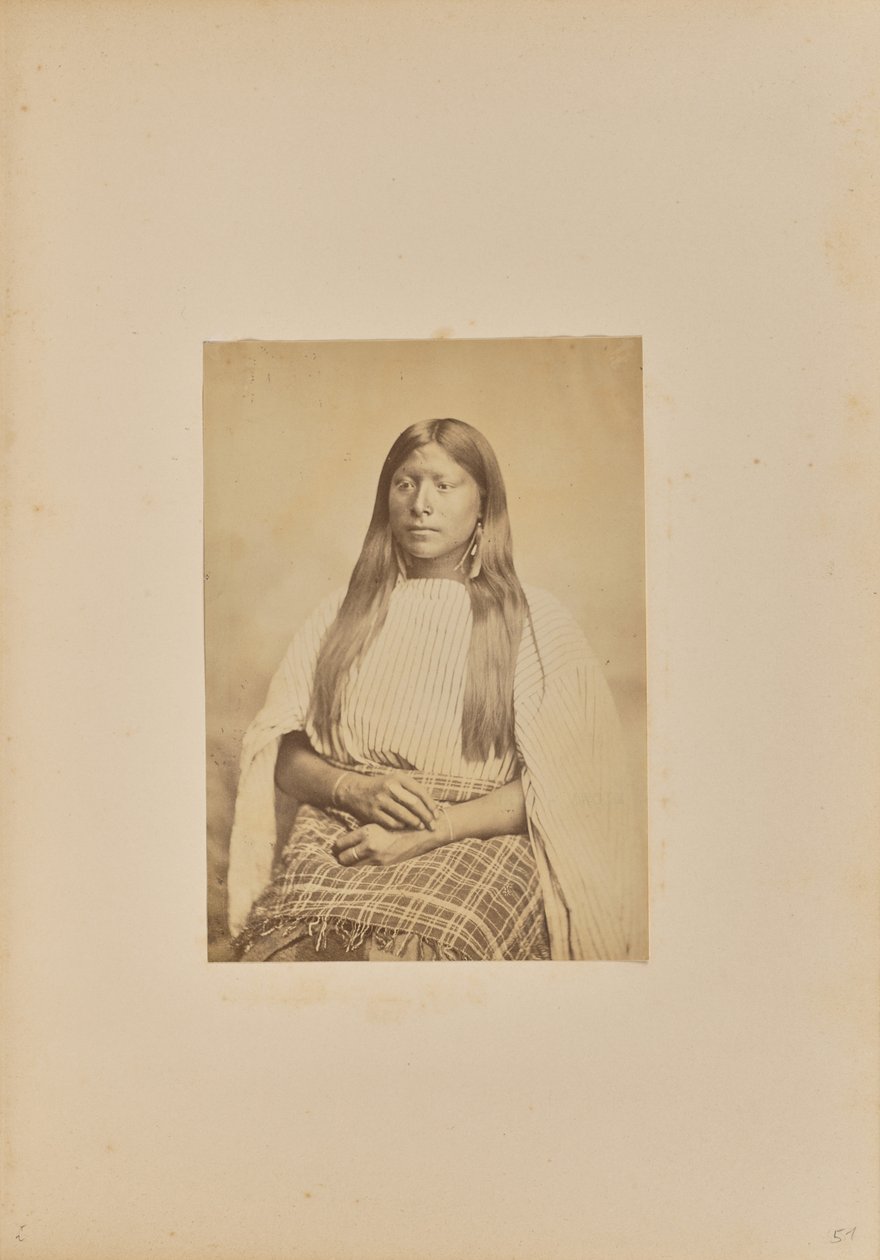 Kiowa lány alkotó: William Stinson Soule