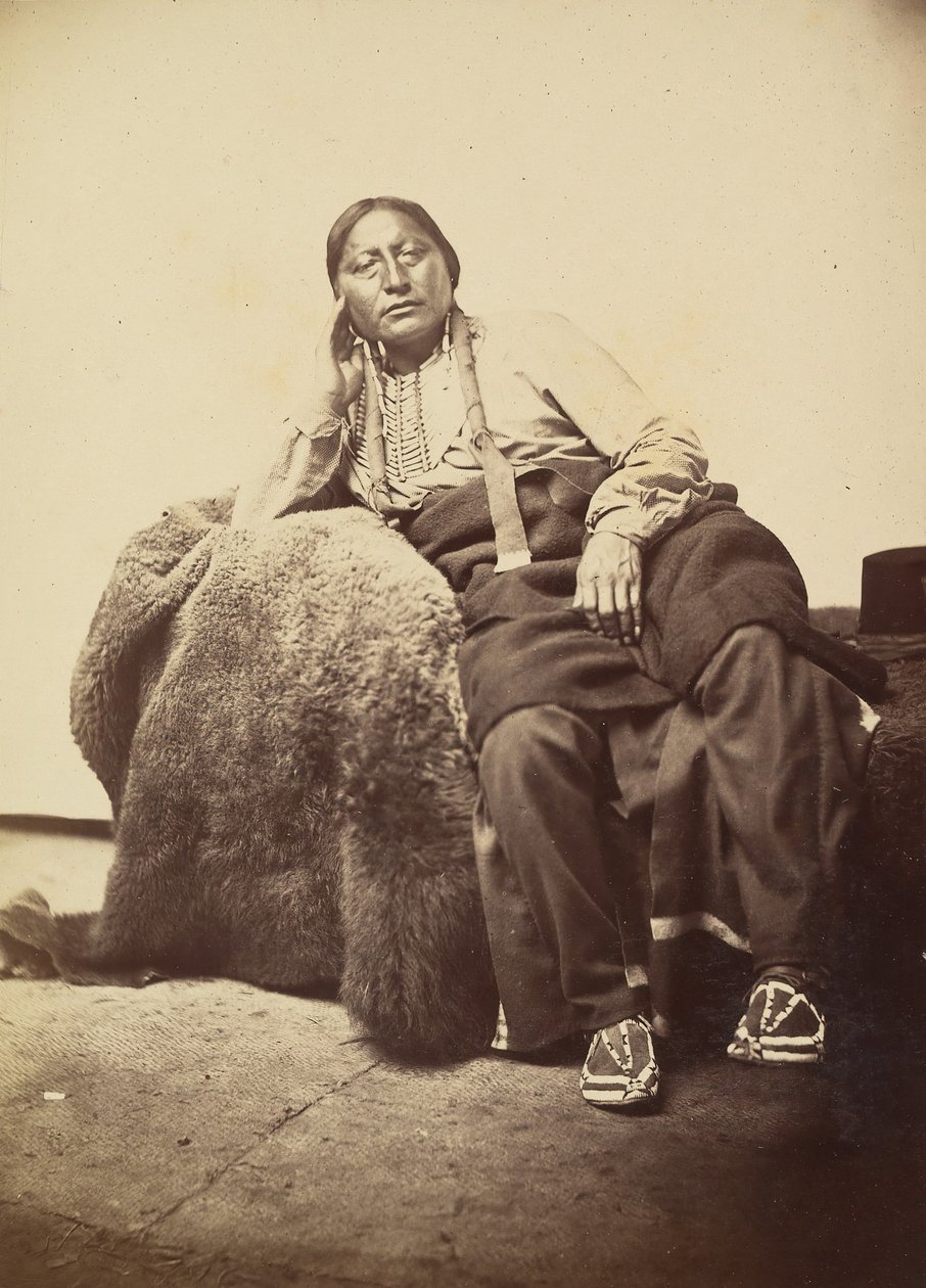 Ma-ni-mic, Cheyenne főnöke, 1869-74. alkotó: William Stinson Soule