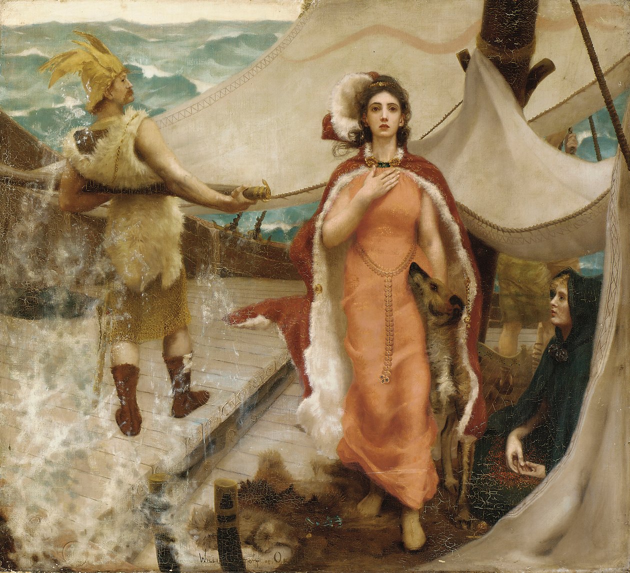 Queen Iseult, 1891 alkotó: William Stott