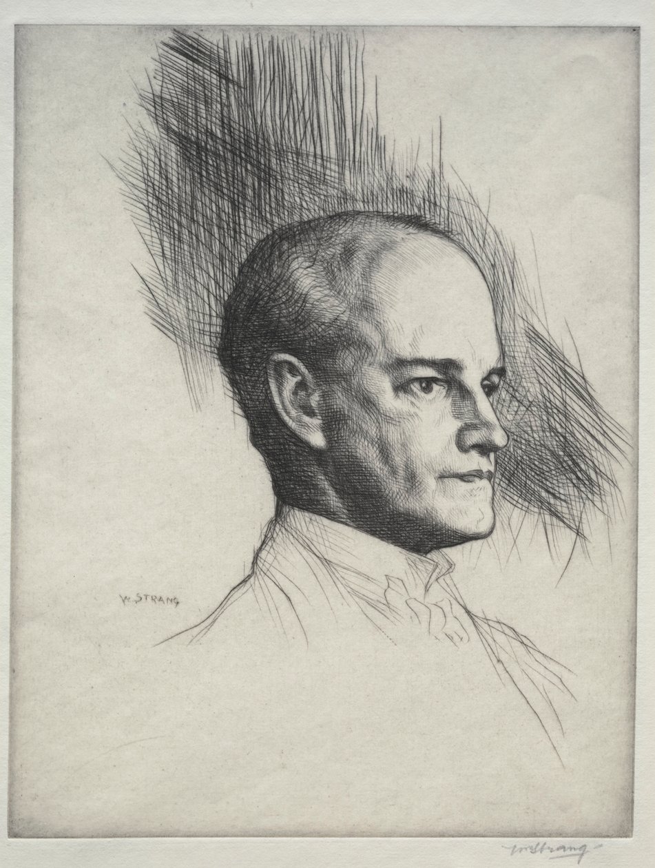 John Galsworthy, 1920. alkotó: William Strang