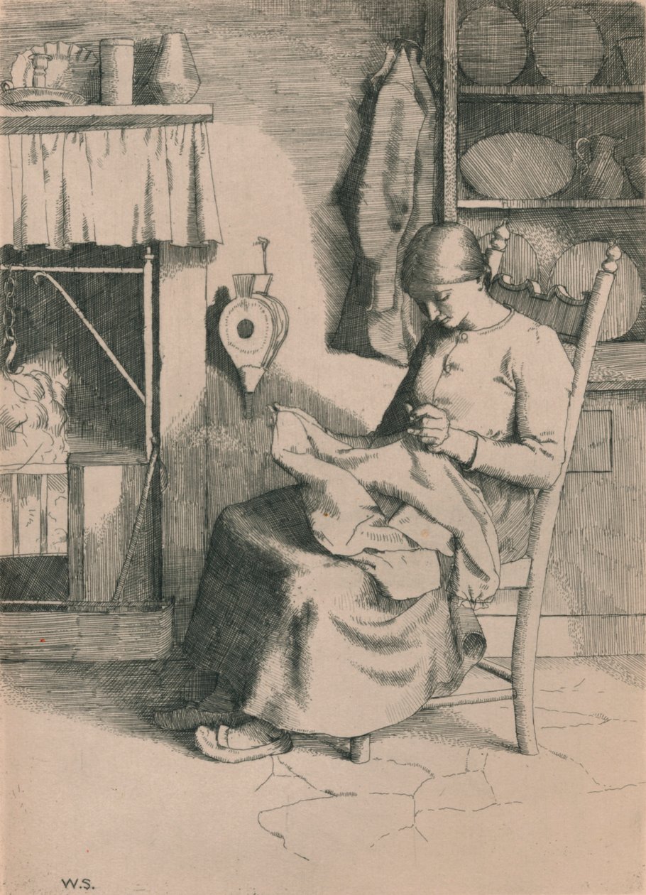 Mercy at Her Work, 1916 alkotó: William Strang