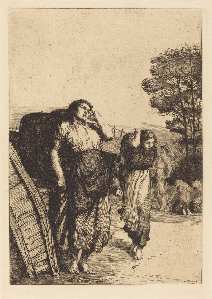 Burgonyaemelés alkotó: William Strang