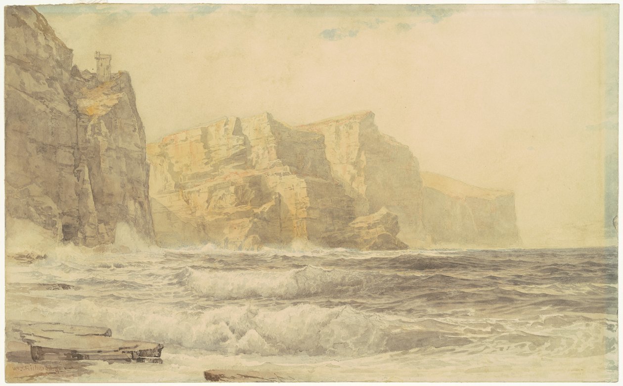 Baldart kastély, Kilkee, Clare megye, Írország alkotó: William Trost Richards