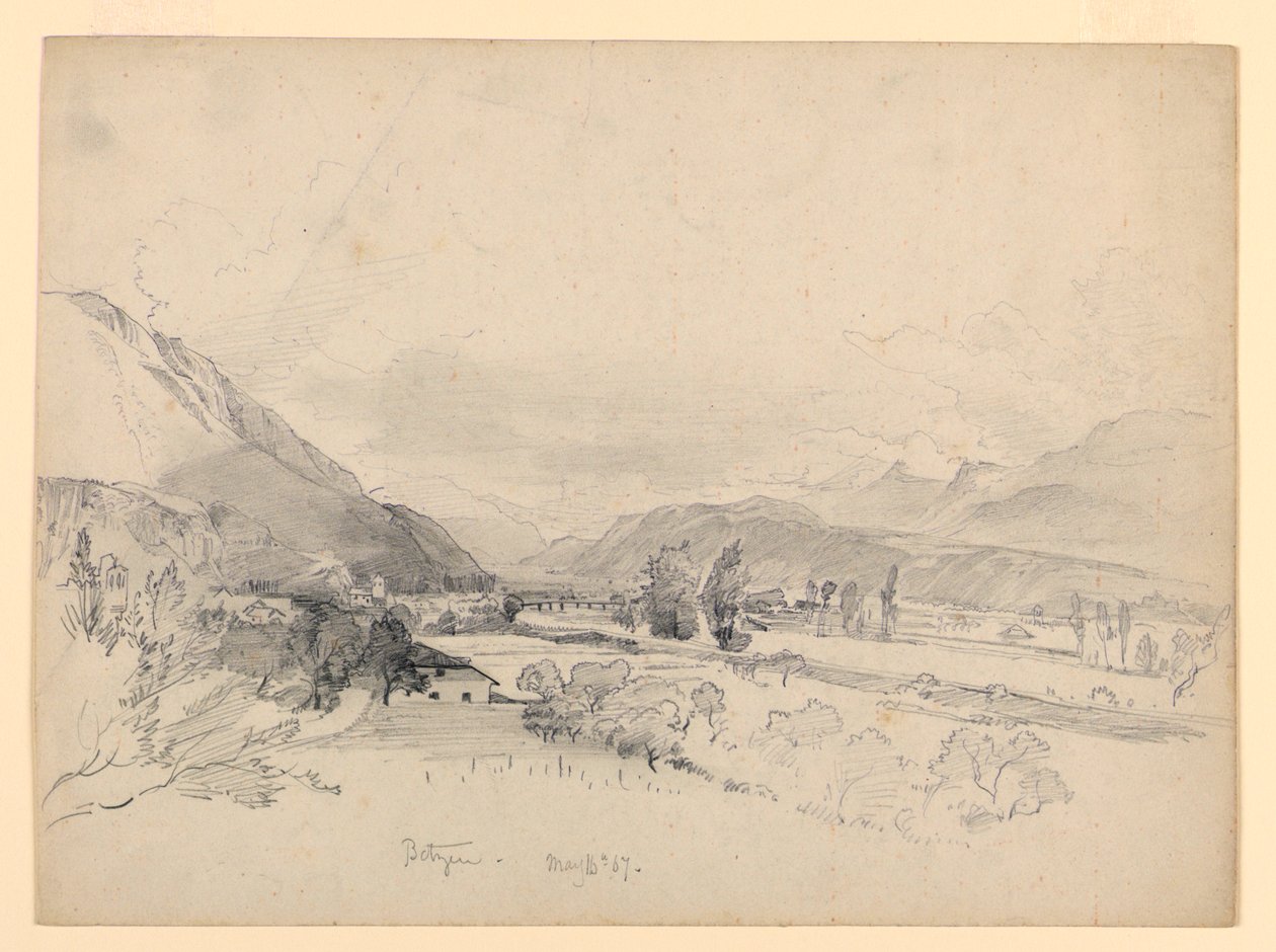 Tájkép, Bautzen, Németország alkotó: William Trost Richards